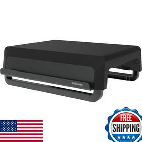 Fellowes B0cwn1j478 Breyta Ergonomic Height Adjustable Stand For Monitor/laptop Black