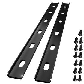 Cc-hs-220s Fight For You C Channel Steel Support Metal Bracing Hidden Bracket 36 Inch Black