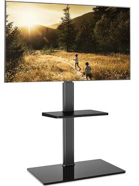 Fitueyes 606479277853 Floor Tv Stand For 32 39 40 43 49 50 55 60 Inch Tvs With Swiv