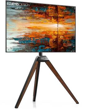 Fitueyes 724764255987 Design Corner Tv Stand For 37-65 Inch Led Lcd Screens Tripod Easel