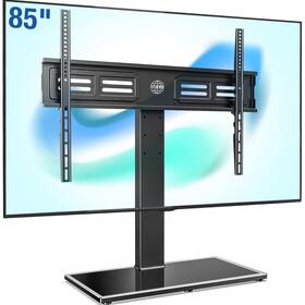 Fitueyes 747880377067 Universal Tv Stand With Swivel Mount For 50-85 Inch Flat Screens - H