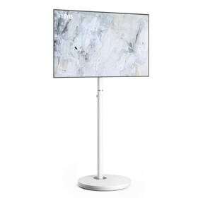 S02m1224a Fitueyes Design Small Rolling Tv Cart For 24-48 Inches Minimalist Modern Floor