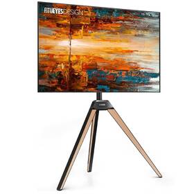 S02p1442p Fitueyes Design Corner Tv Stand For 32-65 Inch Led Lcd Screens Tripod Easel