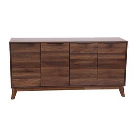 Em0372wal Flash Furniture Hatfield Wood Tv Stand Dark Walnut Screens Up To 64 Inch