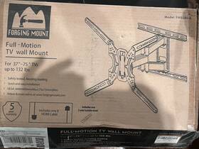 Fm9380-b Forging Mount Tv Wall Full Motion Dual Articulating For Most 37-70 132lb