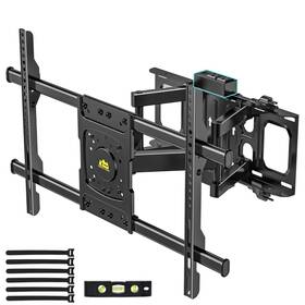 Hy9490-b Forging Mount Full Motion Tv Wall For Most 42-85 Inch With Power Outlet