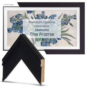 Frame My Tv 810079690008 Deco Frames - Black Smart Compatible Only With Samsung T