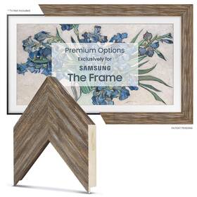 Frame My Tv 810079690244 Deco Frames - Distressed Barnwood Smart Compatible Only