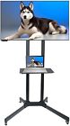 Fs-411 Husky Mounts Mount Mobile Tv Stand With Wheels Heavy Duty