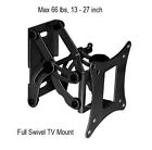 Full-motion Max 27 Lbs Led 66 Lcd Bracket 13 Mount - Wall