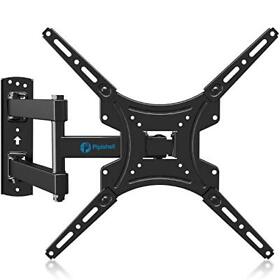Full Motion Tv Wall Mount For Most 32-75 Inch Tvs Swivel And Tilt