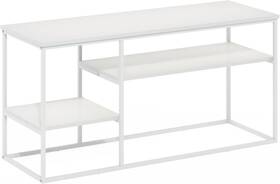 Fm19157whswh Furinno Moretti Lifestyle Tv Stand For Up To 50 Inch Solid White/white