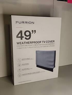 Fvc49w-bl Furrion Cvr49wbl 49 Inch Weatherproof Tv Cover For Outdoor Tvs