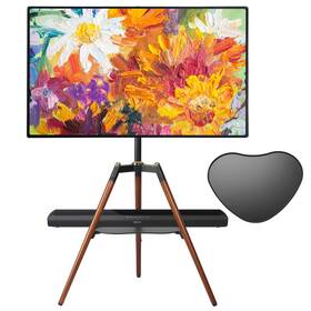 Fydeamer B0bp1j55cm Universal Tripod Easel Tv Stand For 32-65 Inch Led Lcd Screen Flat