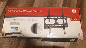 Ge 030878231572 Flat Screen Television Tv Wall Mount Up To 55 Inch Thin Profile