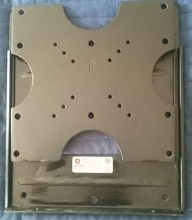 Ge 29924 Wall Mount Tv Monitor Bracket Vesa 100x100mm 200x200mm Black Plate