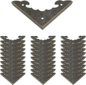 Zy0715135 Geesatis Corner Hardware 2.2 Inch X 1.6 Iron Decorative 30 Count Pack Of 1