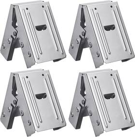 Mul-gisafai-26483 Gisafai 4 Pcs Steel Saw Horse Brackets Galvanized Metal Sawhorse Bracket