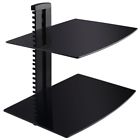 Glass-shelf-wall-mount-bracket-0215 Glass Shelf Wall Mount Bracket Tier Adjustable Dual 603305841868