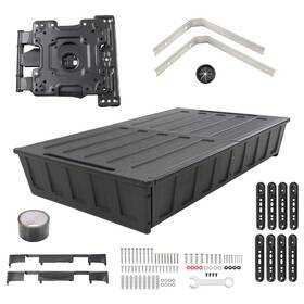 Gt10026744 Globalmart-top Outdoor Tv Hard Cover Weatherproof Protection 32-44 Inch Wall Mounting Black