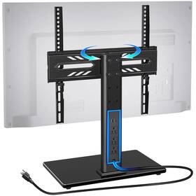 Greenstell 810142982917 Tv Stand With Power Outlet Universal Mount For 27-65 Inc
