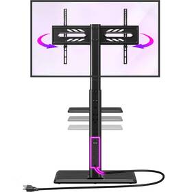 Greenstell 810142982931 Tv Stand With Power Outlet And Av Shelf Universal Floor For 32-75 Inc