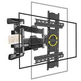 Dy429xz Guzhiku Vertical And Horizontal Rotating Corner Tv Wall Mount For 32-65 Inch Landsca