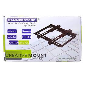 Wm1432 Hammerstone By Tectron Fixed Wall Mount Bracket For 14 To 32 Inch Led Lcd Tvs Holds Up 25kg Sturdy