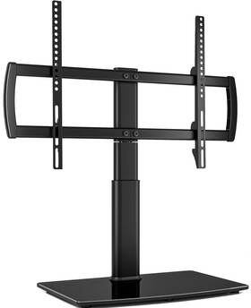 B07mt66ch1 Hemudu Universal Swivel Tv Stand Base For 32-65 Inch Tvs - 80 Height Adjustable