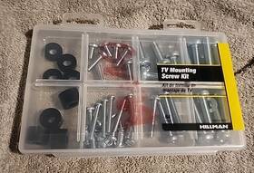 Hillman 038902337269 Professional Tv Mounting Screw Kit With Case Mount Pan Head Screws M4