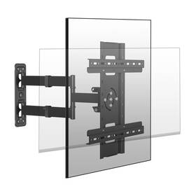 200.01.117 Hillport 50 55 Vertical Tv Wall Mount Swivel Tilt Rotate Arm Fits Most 32-60 Inch Led