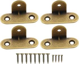 Mcbfpdg-4 Hj Garden 4pcs Metal Corner Brackets Furniture Antique Bronze
