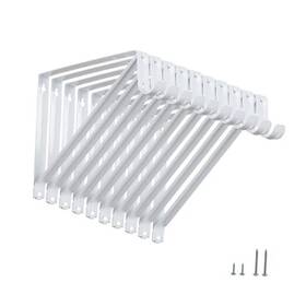 Home Master 842001160310 Hardware Heavy Duty Closet Shelf Rod Brackets Supports 300lbs