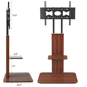 Home-style 32-65inch Large Floor Tv Stand Mount Bracket With Shelf Lcd Vesa