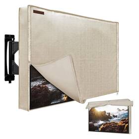 Mstc0043 Homeya Outdoor Tv Cover 52-55 Inches 600d Heavy Duty Waterproof And Weatherproof S