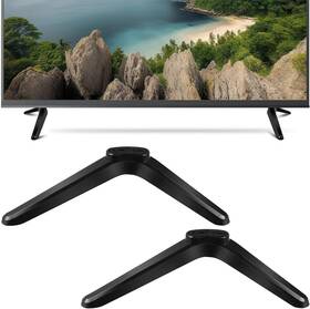 15918 Homsfou 2 Pcs Universal Tv Stand Mount Base Table Black