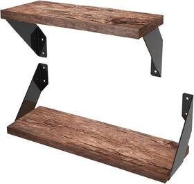 Lx-cbjx01h8-4 Homydom Heavy Duty Angle Shelf Brackets 10 Inch 4pcs / 2 Set Black