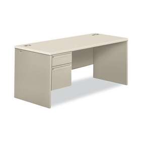 H38292l.b9.q Hon Single Pedestal Desk 66 Inch Wide Left