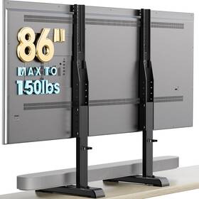 Ht10b-001 445035666686 Ax Waber Table Top Tv Stand With Height Adjustable Legs Replacement For Most