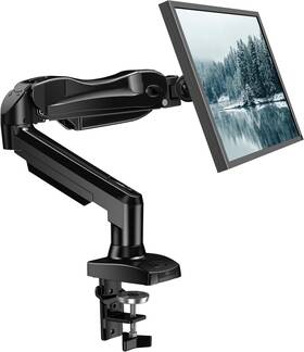 Hnss6 Huanuo Flowlift Single Monitor Mount Arm Stand 13 To 32in Vesa Base Black