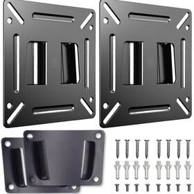 Otb-n2-1 Huguwdy 2 Pack Monitor Wall Mount For Most 14-24 Inch Led Lcd Tv Or Computer Small Mou