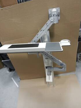 Humanscale 819434014145 Viewpoint Wall Station Keyboard / Lcd Monitor Mounting Assembly