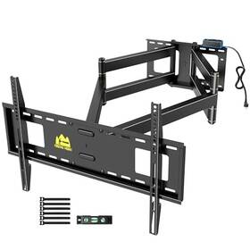 Hy9462-b Hy Bracket Long Reach Tv Wall Mount Swivel Tilt Full Motion Heavy Duty 50-100inch