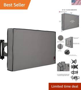 4350989070 Ibirdie Outdoor Tv Cover 60 To 65 Inch Weatherproof Size 58ftftl X 37ftfth W