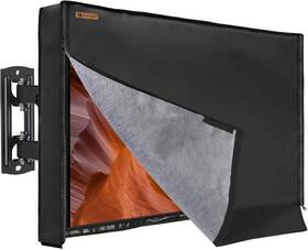 Ic Iclover 445050396384 52-55 Inch Outdoor Tv Cover Roll Up Front Flap With Non Scratch Soft