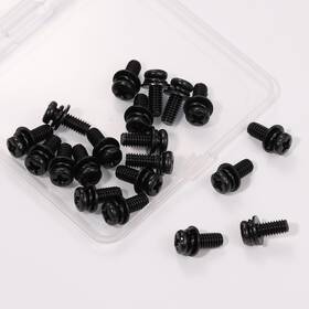 D111ww Impnit 20 Pcs Vesa Screws Compatible M4x10mm Tv/monitor Wall Mount M4 Black