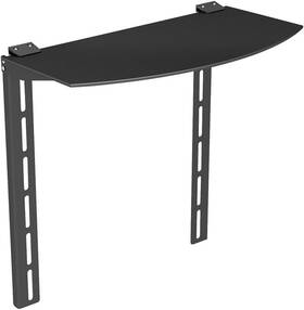 108101 Inc. Tv Mounted Glass Shelf Allows Above Or Below Mounting Of Blu-ray Player Cab
