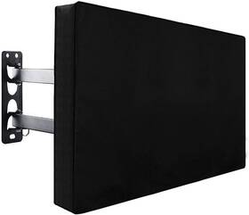 Ab-0146 Indeedbuy Indeed Buy Outdoor Tv Cover 40 Inch - 43 Waterproof Dust-proof Black Oxford Fab