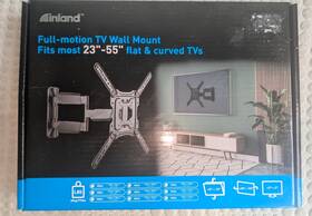 05416h Inland Products Inc. Full Motion Tv Wall Mount Fits 23 Inch 55 Flat And Curved Tvs