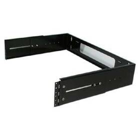 14478 Installerparts 2u Extendable Hinged Wall Mount Bracket - Extends To Black